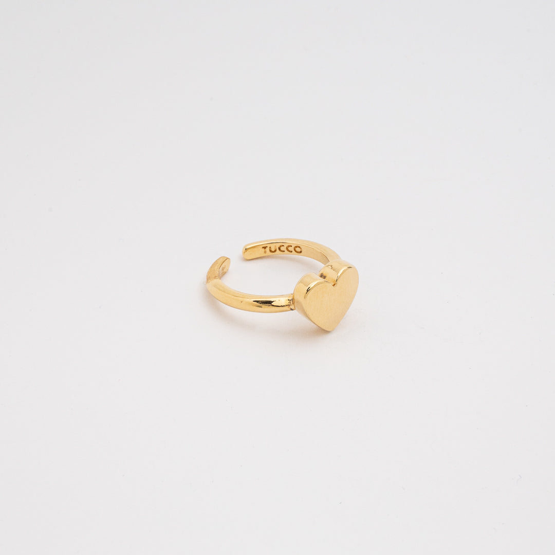 anillo oro corazòn