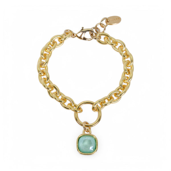 PULSERA MARISOL ORO - SOFT MINT