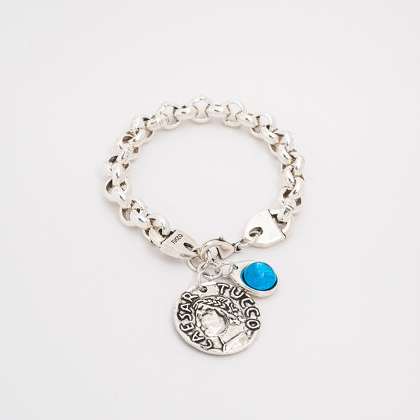 PULSERA SAN LORENZO AZUL