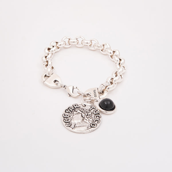 PULSERA SAN LORENZO NEGRO